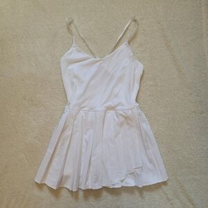 Aerie Offline, White Tennis Skirt Dress with Built-in Shorts - L